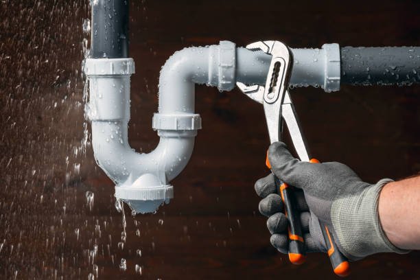 Professional Drain Cleaning technician working in Calverton, NY